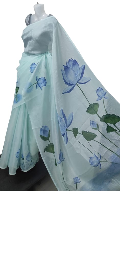 Gulnar hand-painted cotton kurta